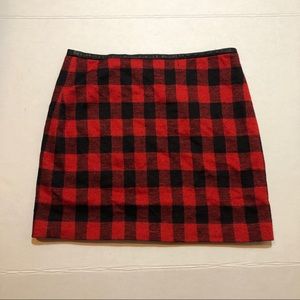 Madewell Gamine Mini Skirt in Buffalo Check